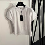 Mila Subtle-Detail Crewneck T-Shirt