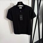 Mila Subtle-Detail Crewneck T-Shirt