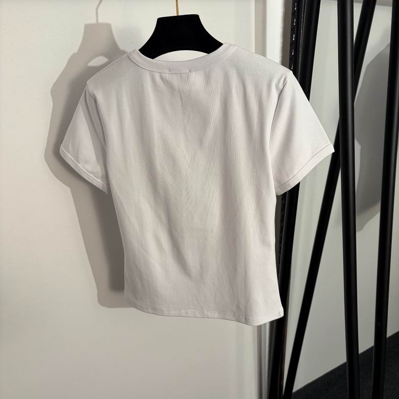 Mila Subtle-Detail Crewneck T-Shirt