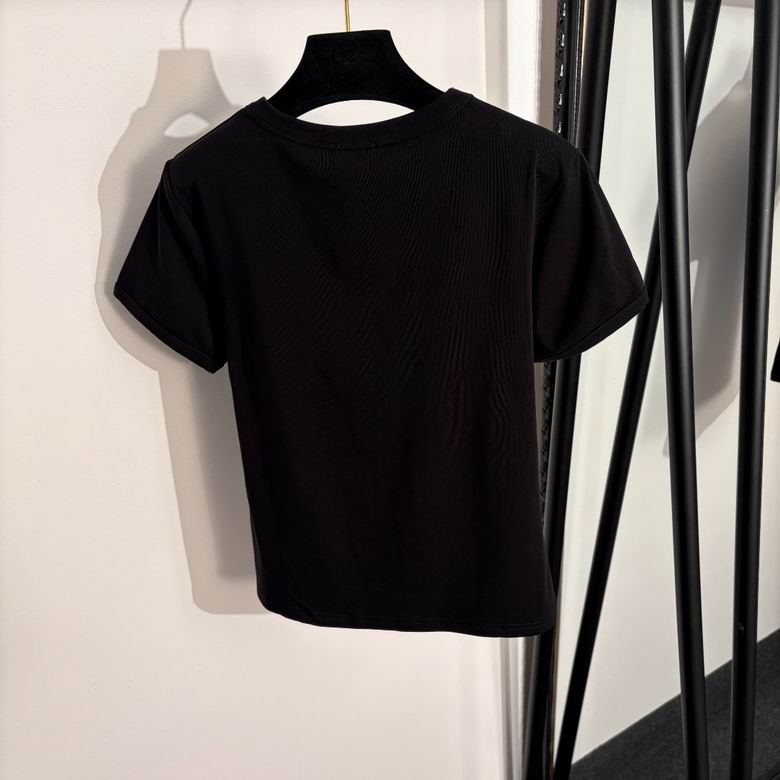 Mila Subtle-Detail Crewneck T-Shirt