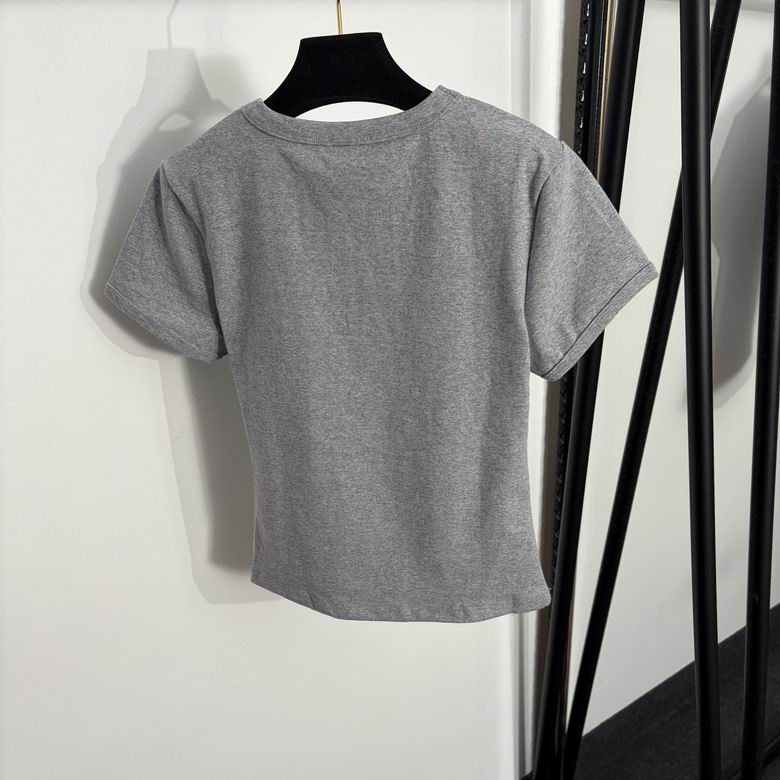 Mila Subtle-Detail Crewneck T-Shirt