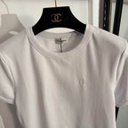 Mila Subtle-Detail Crewneck T-Shirt