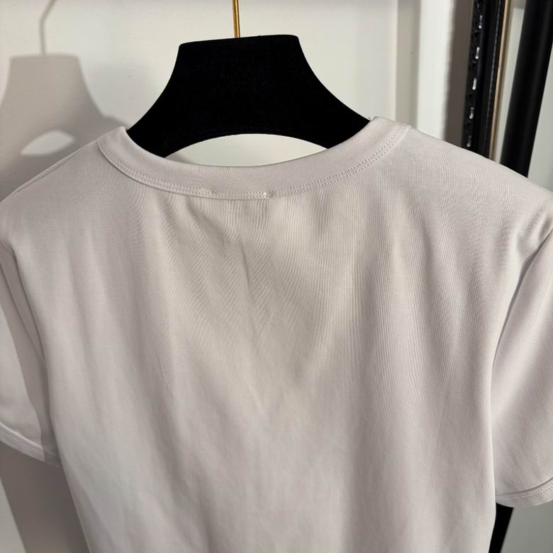 Mila Subtle-Detail Crewneck T-Shirt