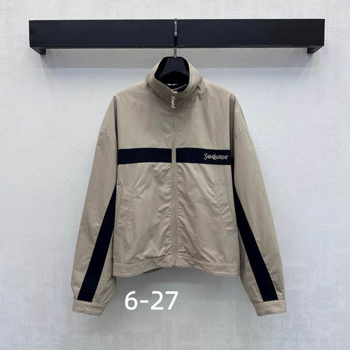 Monaco Contrast-Panel Zip Jacket