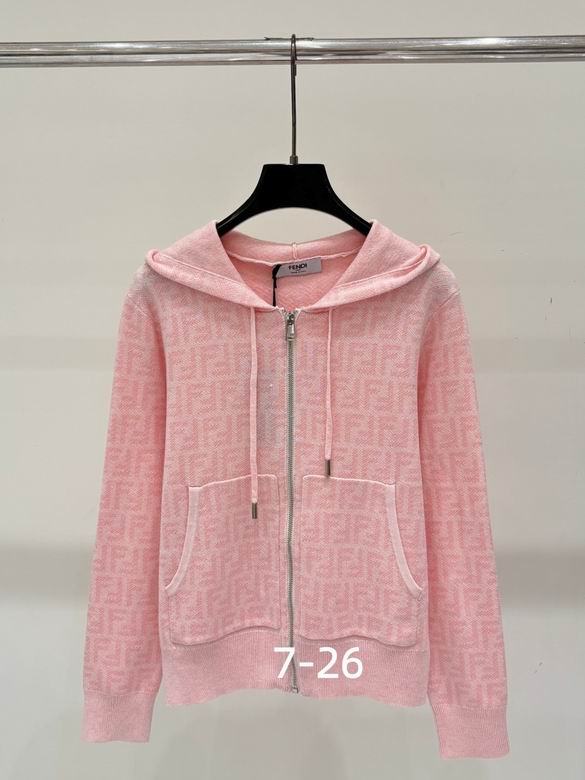 Mosaic Patterned Zip-Up Hoodie