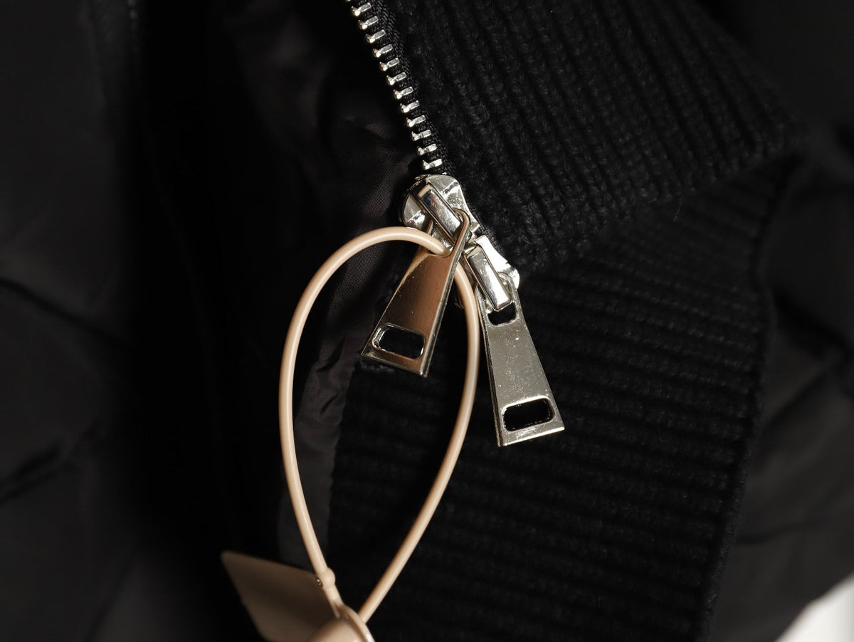 Diamond Patchwork Down Jacket