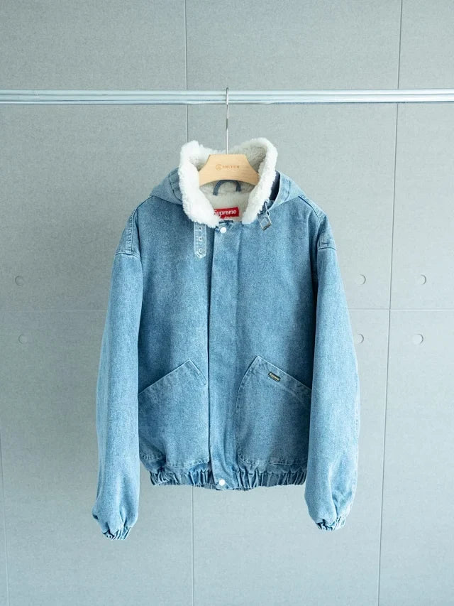 Denim Sherpa Jacket