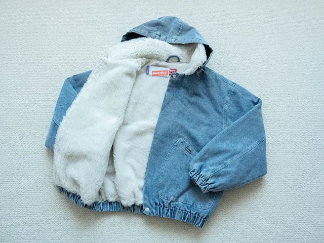 Denim Sherpa Jacket