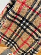 Plaid Shearling Jacket