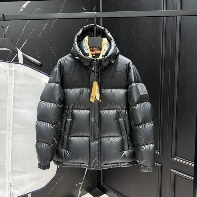 Black Down Puffer Jacket