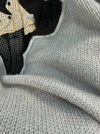 Tuxedo Bear Knit Sweater