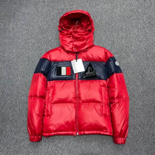 Color-Block Down Jacket