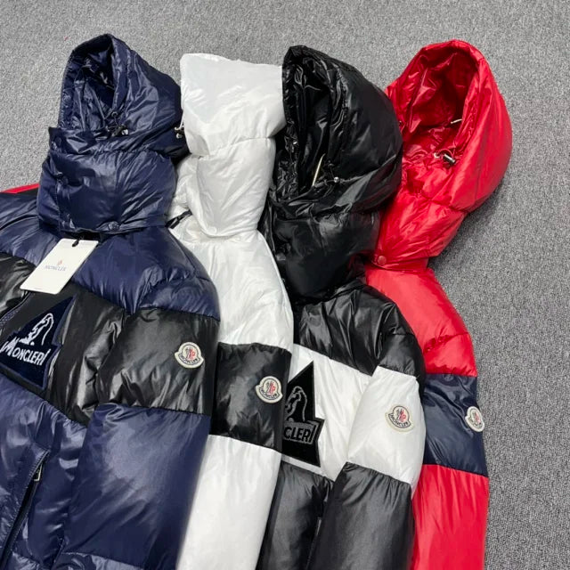 Color-Block Down Jacket