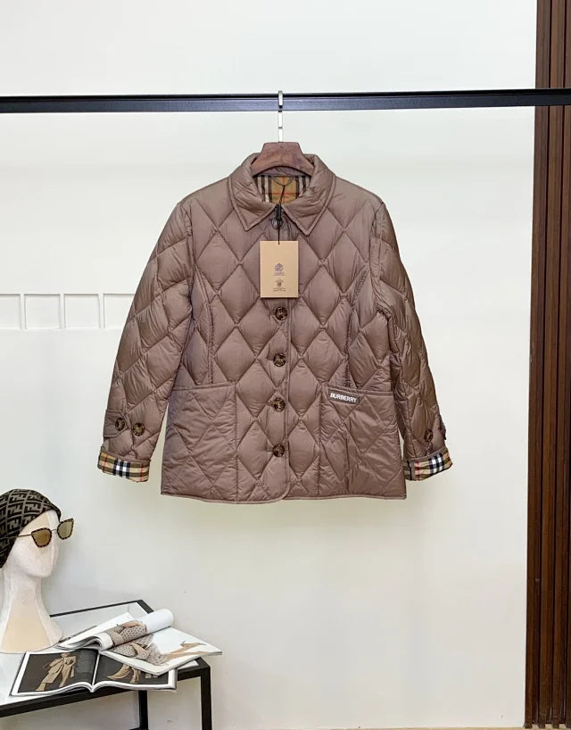 Diamond-Quilt Jacket