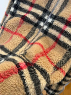 Plaid Shearling Jacket