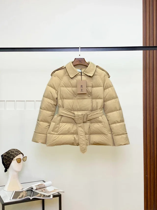 Belted Down Jacket
