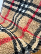 Plaid Shearling Jacket