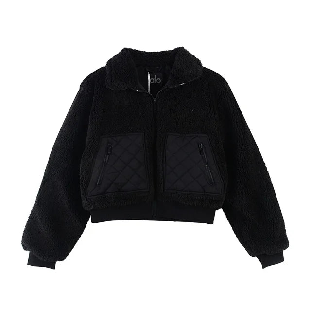 Quilted Sherpa Jacket