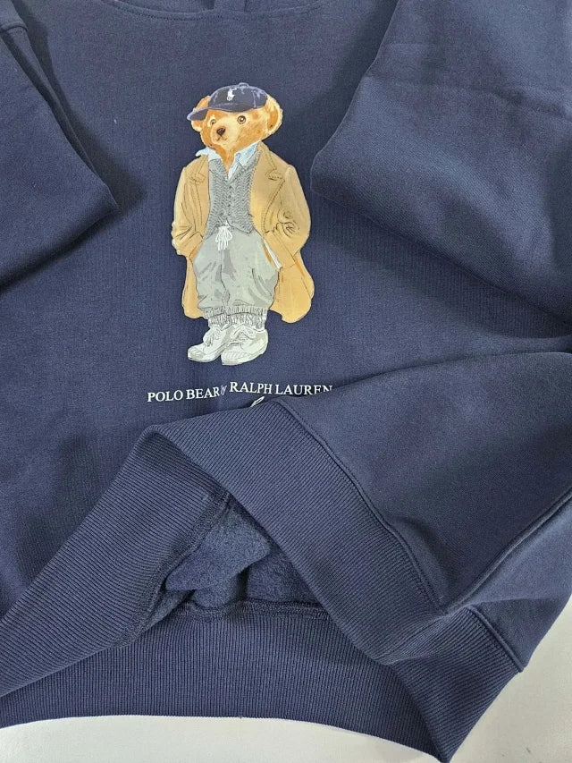 Classic Navy Bear Hoodie