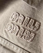 Unisex Khaki Zip Jacket