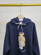 Classic Navy Bear Hoodie