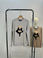 Tuxedo Bear Knit Sweater