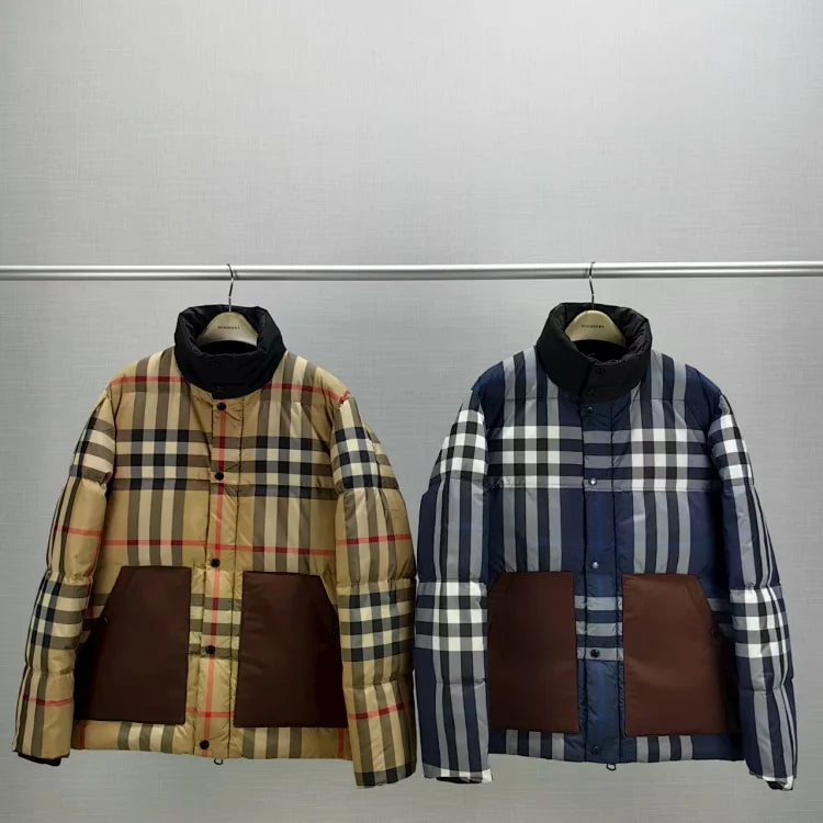 Check Down Jacket