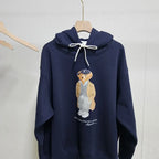 Classic Navy Bear Hoodie