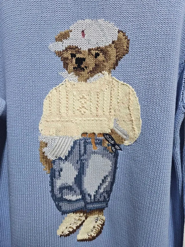 Casual Bear Knit Sweater