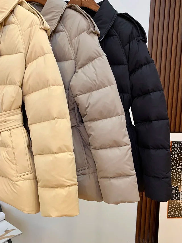 Belted Down Jacket