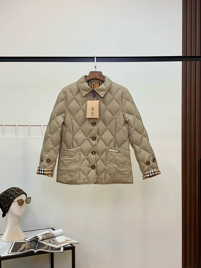 Diamond-Quilt Jacket