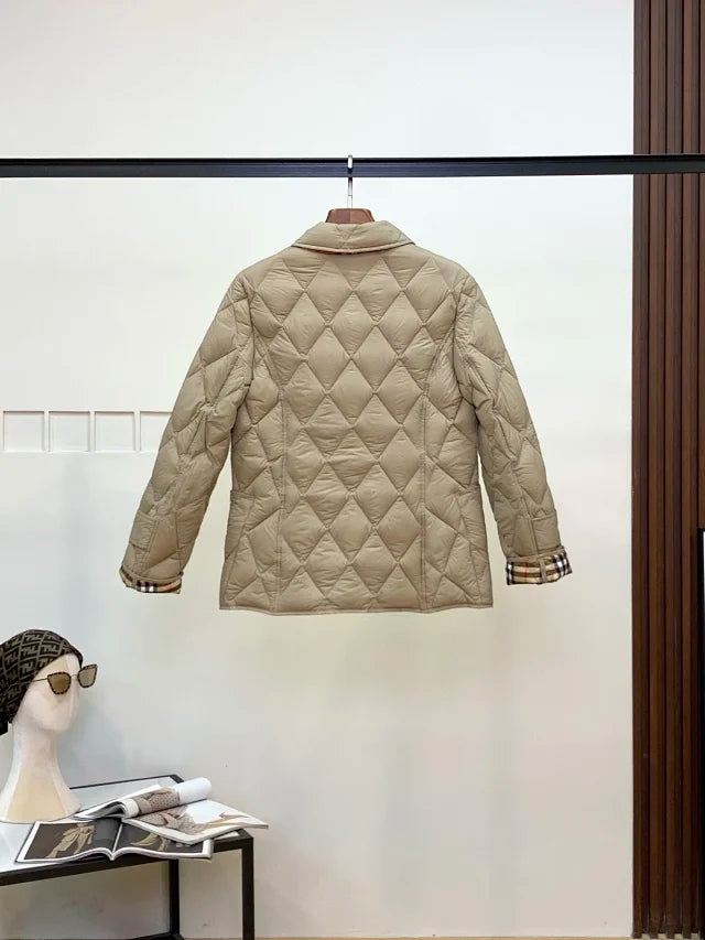 Diamond-Quilt Jacket