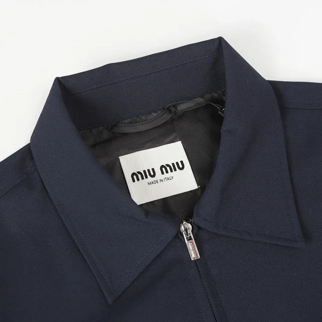 Navy Zip Jacket