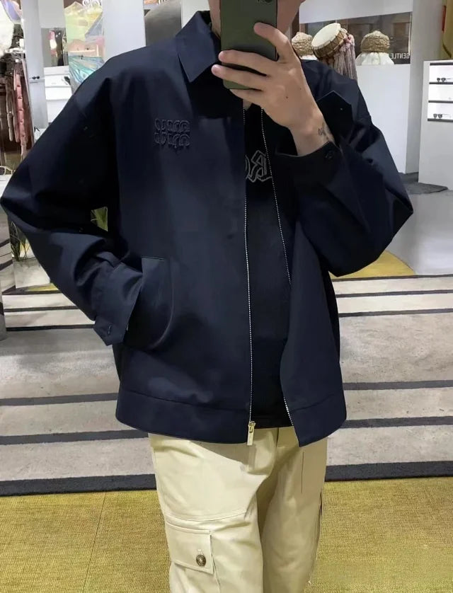 Navy Zip Jacket