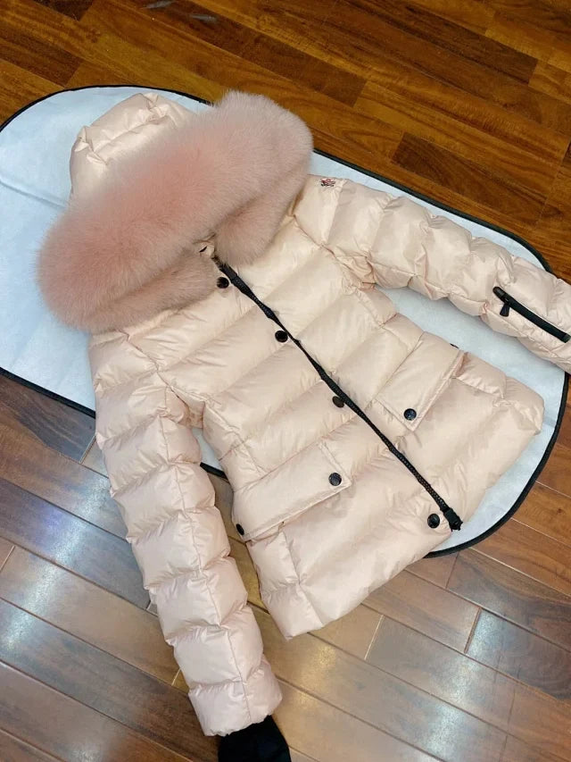 Fur-Collar Down Jacket