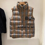 Check Puffer Vest