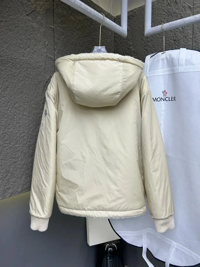 Teddy Fleece Zip Hoodie Jacket
