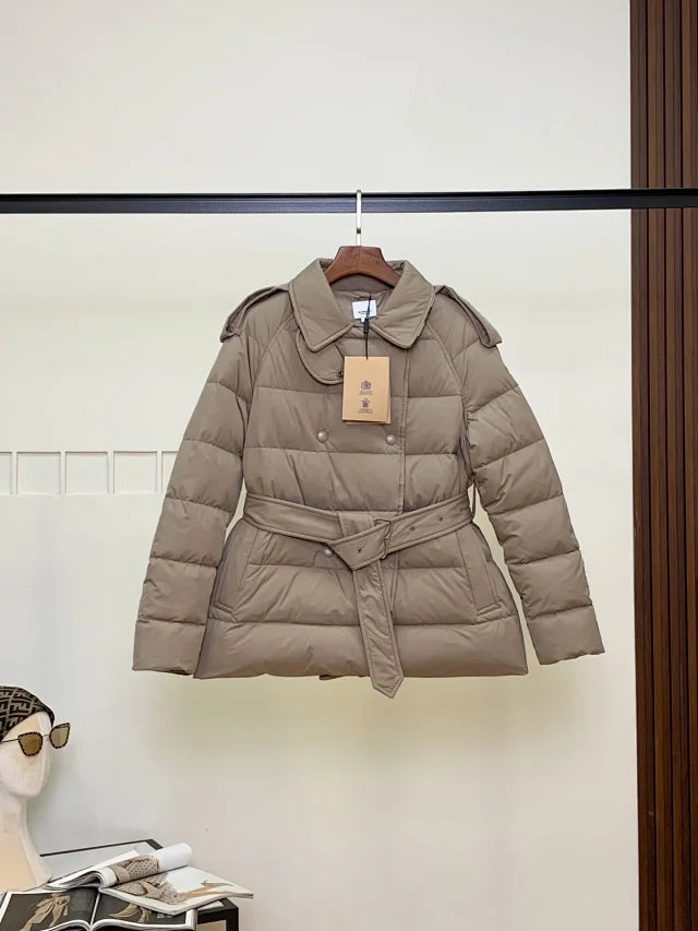 Belted Down Jacket
