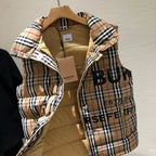 Check Puffer Vest