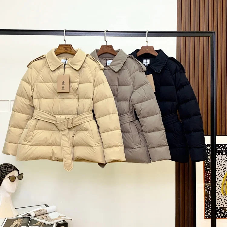 Belted Down Jacket