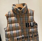 Check Puffer Vest