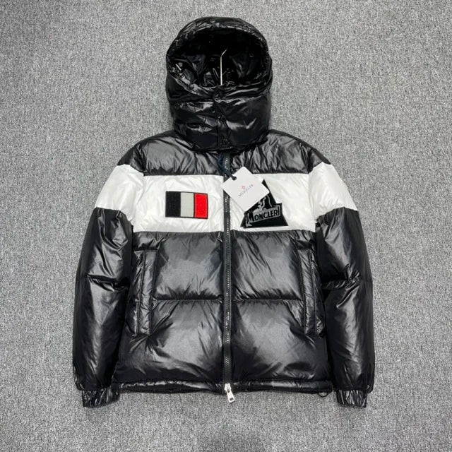 Color-Block Down Jacket