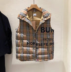 Check Puffer Vest