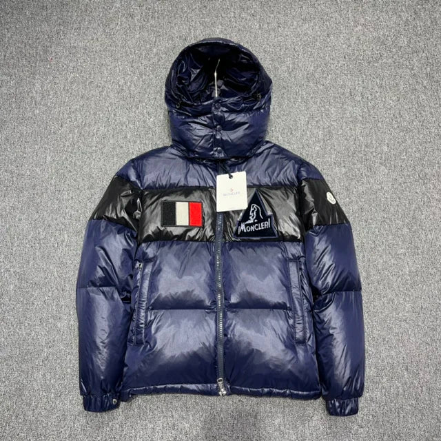 Color-Block Down Jacket