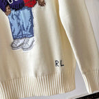 Cream USA Bear Knit Sweater