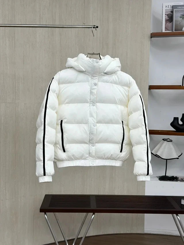 Stripe Detail Down Jacket