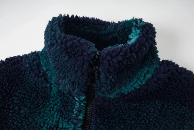 Patterned Fleece Jacket