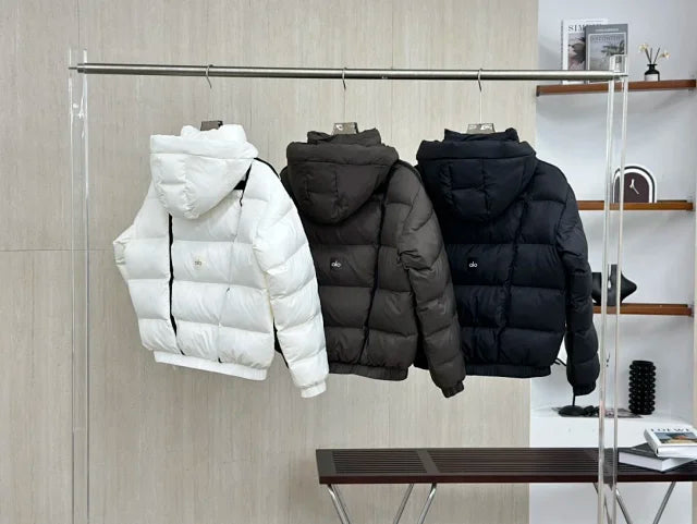 Stripe Detail Down Jacket