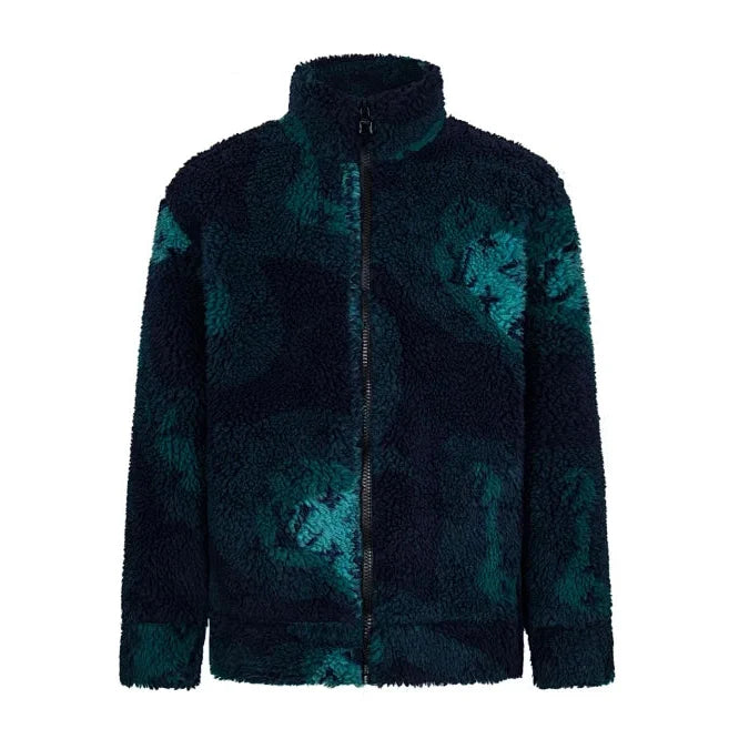 Patterned Fleece Jacket