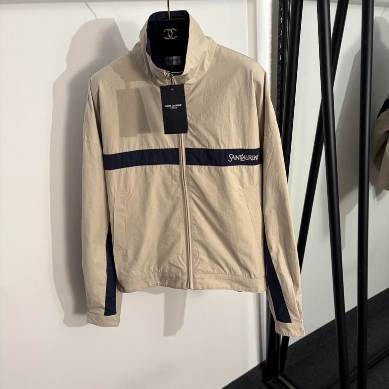 Porto Contrast-Stripe Zip Jacket